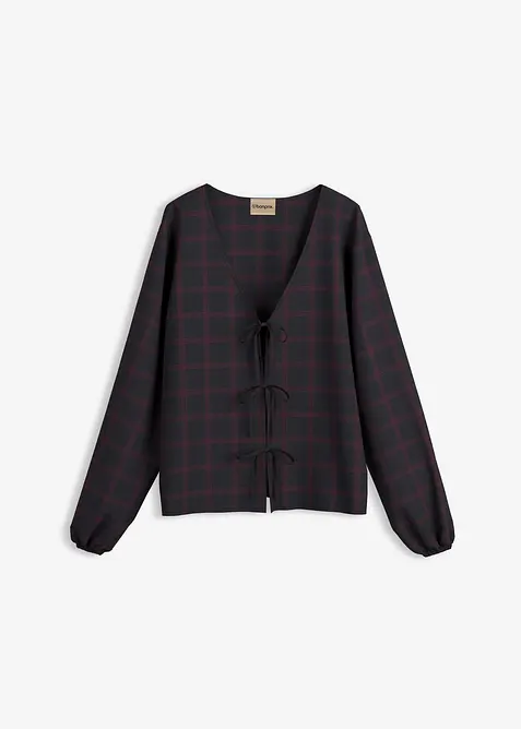 Wijde blouse van zachte viscose, bonprix