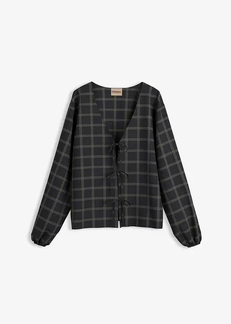 Wijde blouse van zachte viscose, bonprix