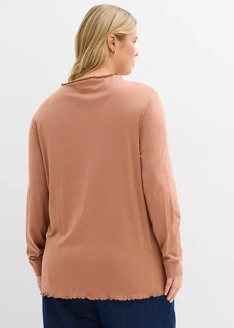 Longsleeve in een katoenmix, bonprix