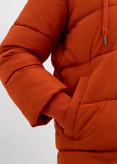 Gewatteerde, lange outdoor jas, waterafstotend, bonprix