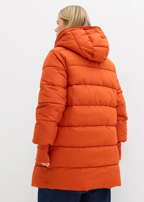 Gewatteerde, lange outdoor jas, waterafstotend, bonprix