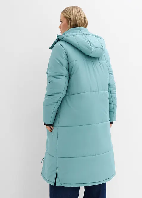 Lange, gewatteerde outdoor jas met isolerende warmtetechnologie, bonprix