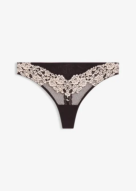 String van tweekleurig kant, bonprix