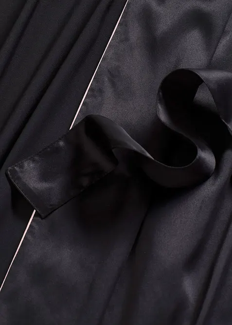 Satijnen kimono met glanseffect, bonprix