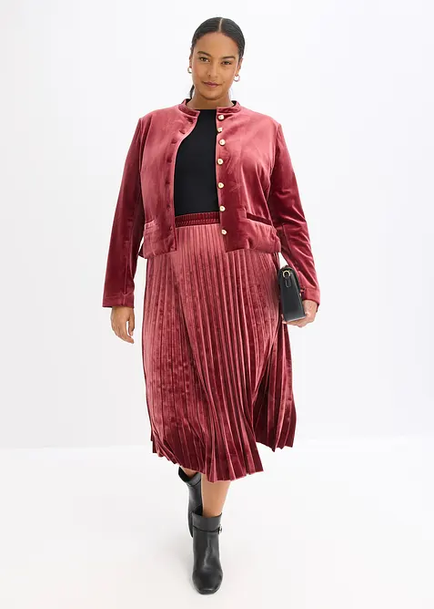 Fluwelen jas, bonprix