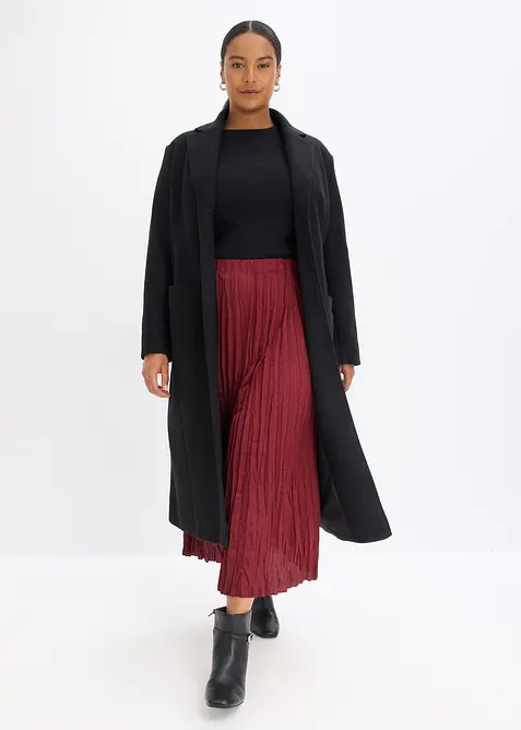 Maxi rok van crash satijn, bonprix