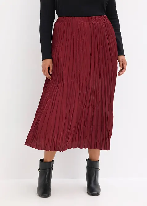 Maxi rok van crash satijn, bonprix