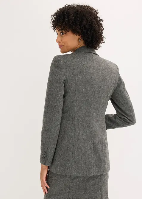 Blazer in tweed look, bonprix