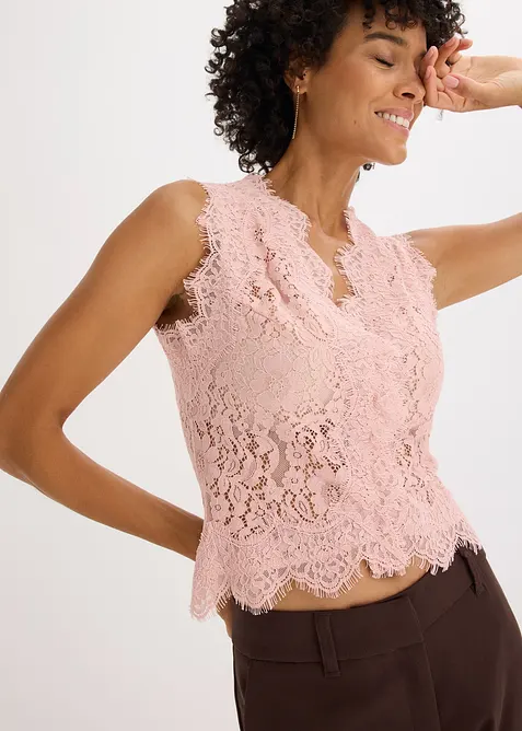 Kanten vest, bonprix