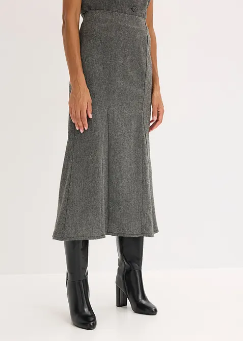 Godetrock in tweedlook, bonprix