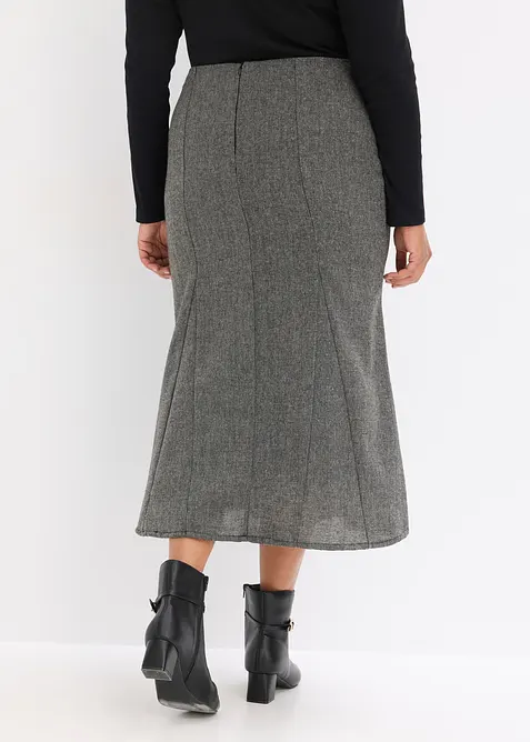 Godetrock in tweedlook, bonprix