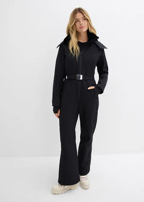 Warm gevoerd, waterafstotend softshell skipak, bonprix