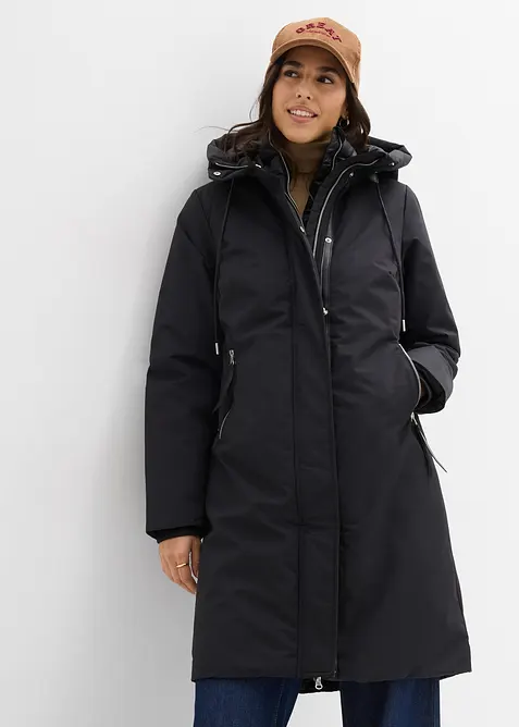 Waterafstotende, lange outdoor jas in 2-in-1 look, bonprix