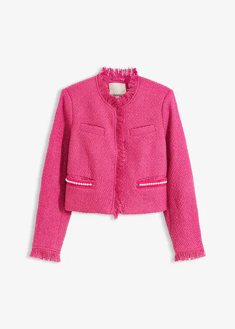 Cropped bouclé blazer, bonprix