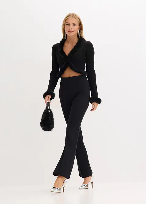 Vest met imitatiebont, bonprix