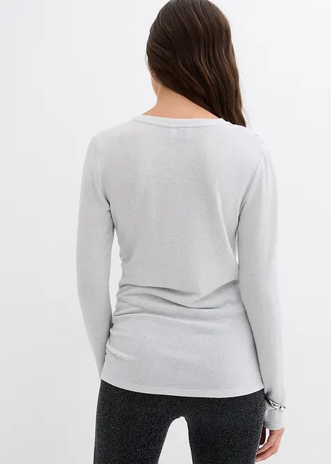 Longsleeve met rimpels, bonprix