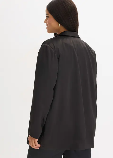 Oversized blazer van satijn, bonprix