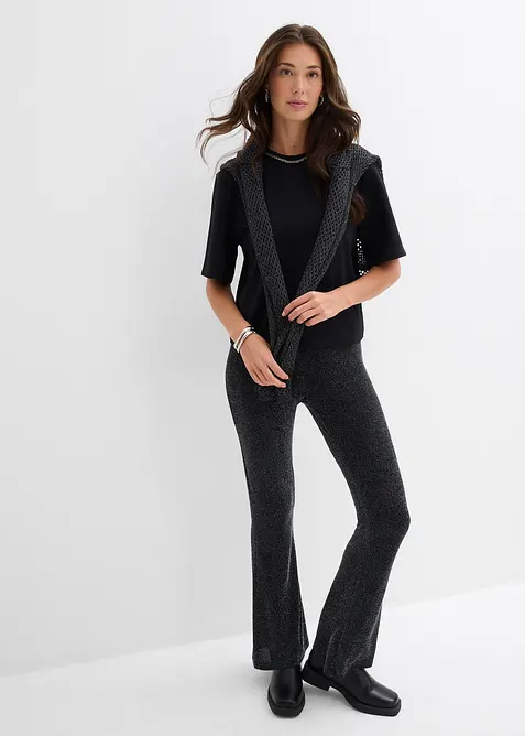 Oversized shirt parelapplicatie, bonprix