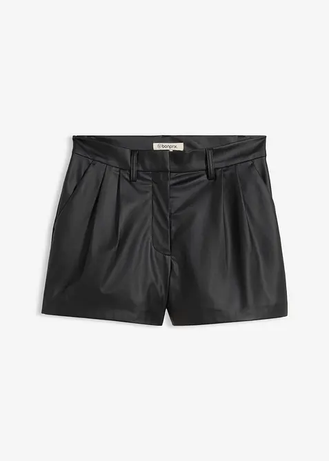 Korte imitatieleren short, bonprix