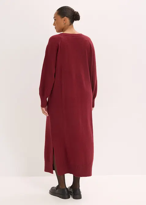 Gebreide oversized midi jurk, bonprix