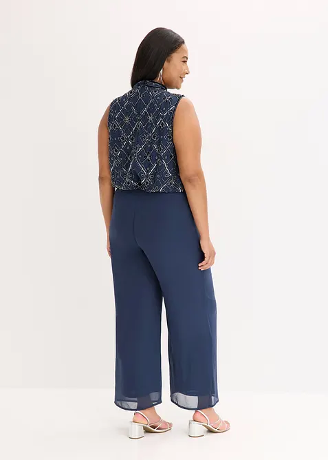 Jumpsuit met parelborduursel, bonprix