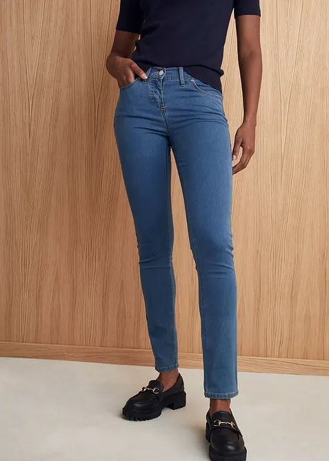 Slim fit jeans mid waist, super stretch, bonprix