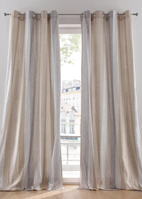 Gordijn met strepen (1 stuk), bonprix