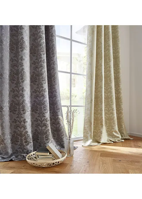 Verduisterend gordijn van jacquard (1 stuk), bonprix