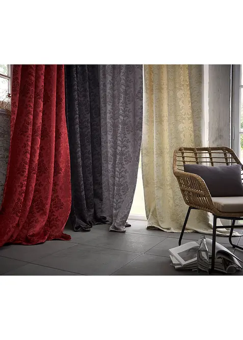 Verduisterend gordijn van jacquard (1 stuk), bonprix