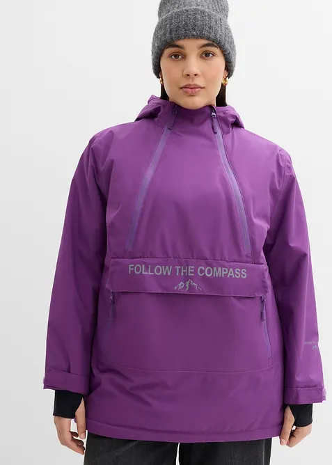 Outdoor jas met fleece voering, waterdicht, bonprix