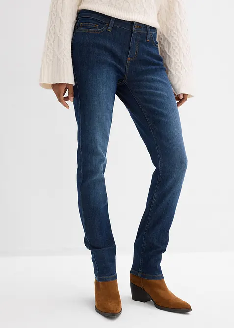 Skinny stretch jeans mid waist, bonprix