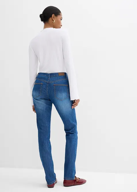 Skinny stretch jeans mid waist, bonprix