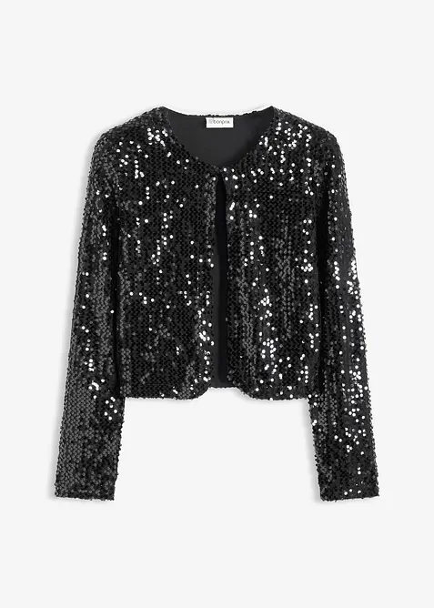 Gebreide jurk met glittereffect, bonprix
