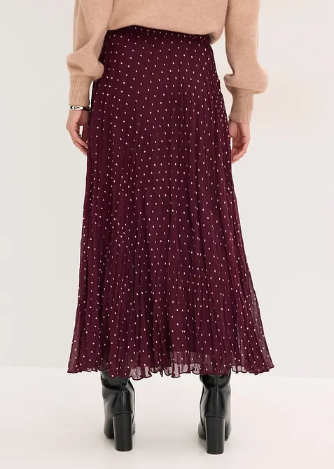 Chiffon rok in crashed look, bonprix