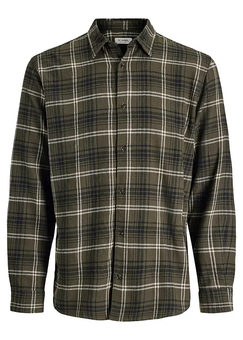 JJ REBEL Flanellen overhemd van puur katoen, J&J Rebel