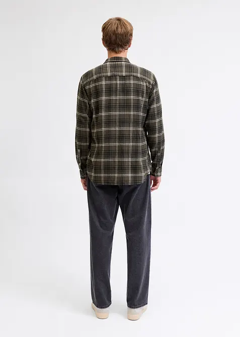 JJ REBEL Flanellen overhemd van puur katoen, J&J Rebel