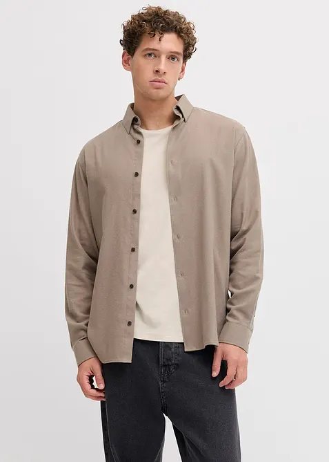 JJ REBEL Flanellen overhemd van puur katoen, J&J Rebel