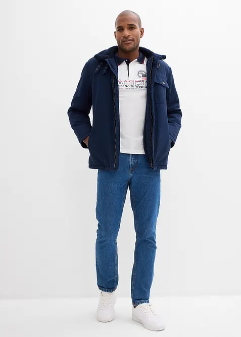 Classic fit jeans met deels elastische tailleband, straight, bonprix