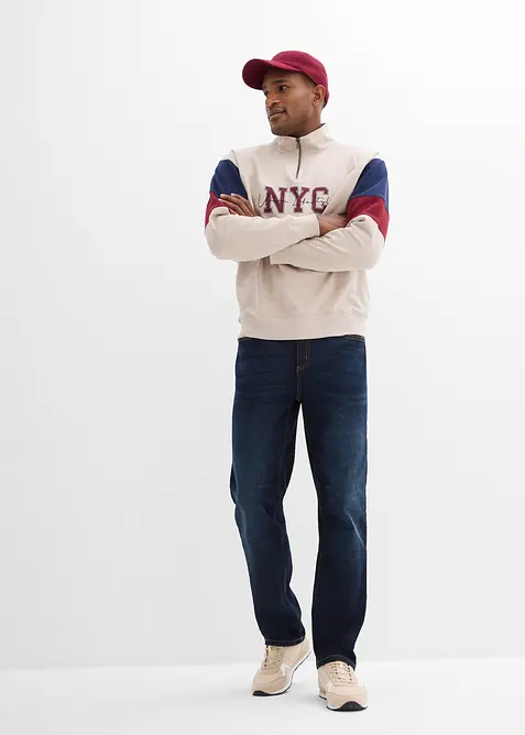 Classic fit stretch jeans, straight, bonprix