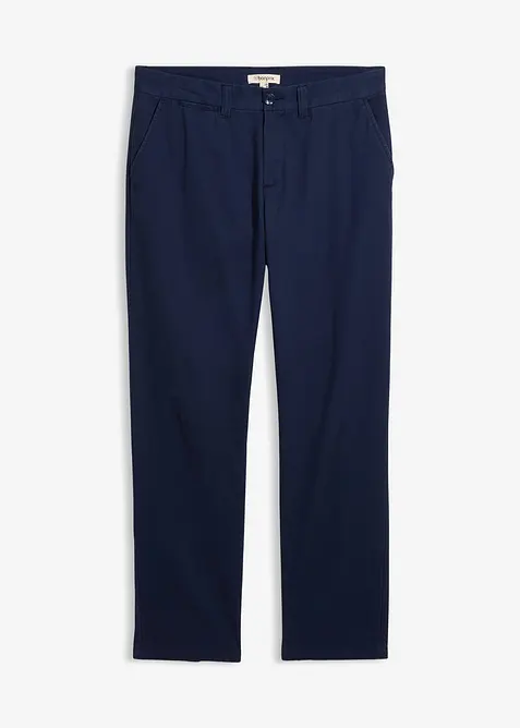 Regular fit chino van puur katoen, straight, bonprix