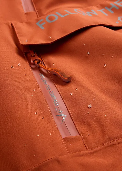 Outdoor jas met fleece voering, waterdicht, bonprix