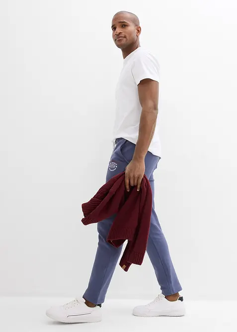 Joggingbroek met katoen en sportieve details, bonprix