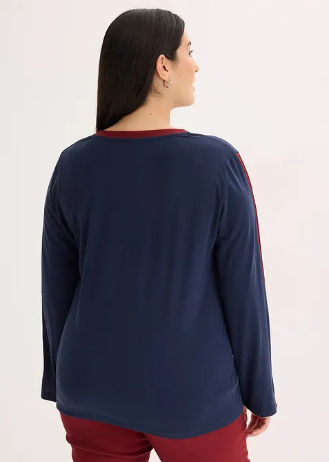 Longsleeve met splitten, bonprix