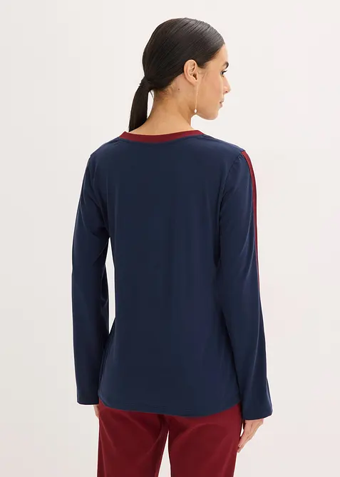 Longsleeve met splitten, bonprix