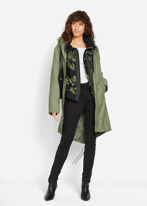 Sweatvest met katoen, bonprix