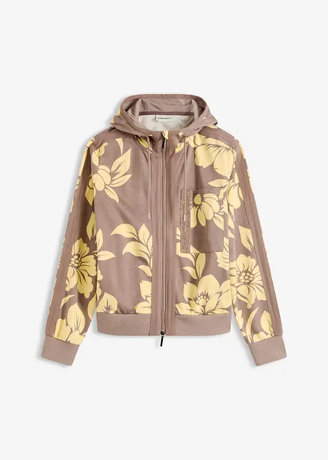 Sweatvest met katoen, bonprix