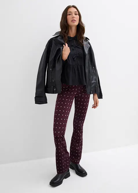 Blouse met lussen, bonprix