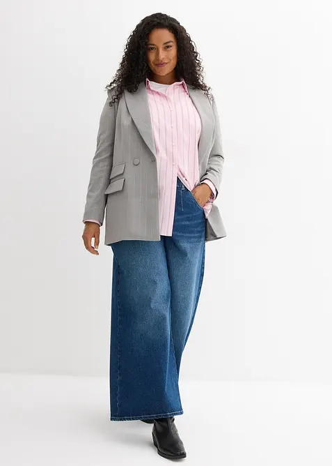 Overhemdblouse van katoen, bonprix