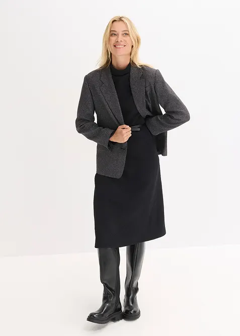 Midi jurk met iets uitlopende rok, bonprix