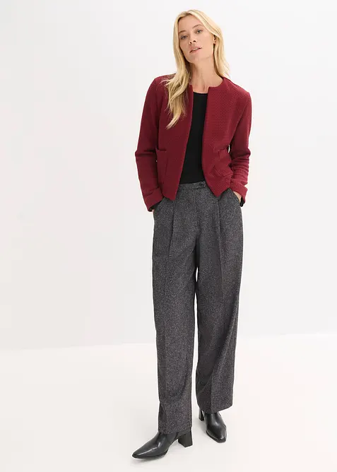 Korte jersey blazer, bonprix